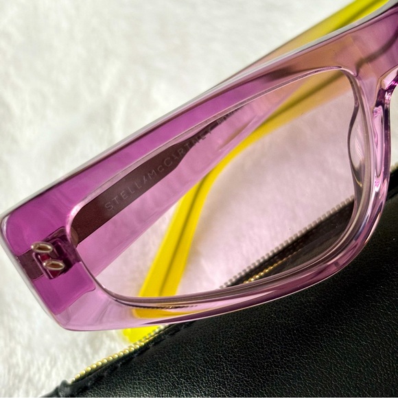 STELLA McCARTNEY Cat Eye Retro Violet Sunglasses--SC0230S - Picture 3 of 15